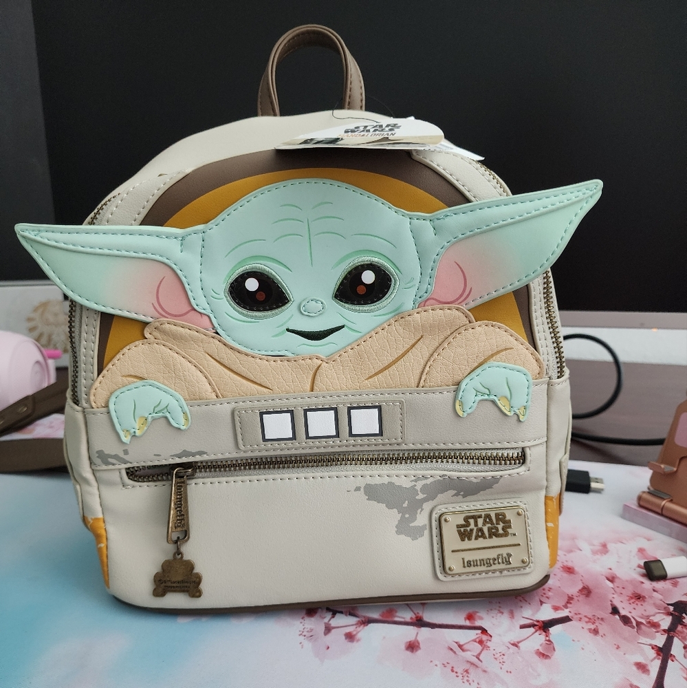 Star Wars Loungefly Baby Yoda Mini Backpack